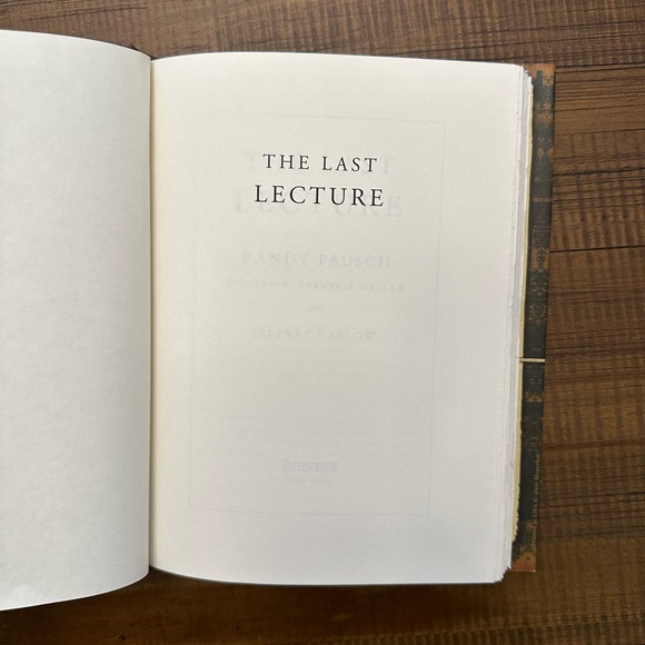 The Last Lecture book by Randy Pausch - Picture 4 of 9